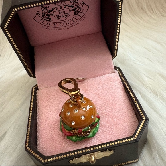 Juicy Couture Jewelry - Authentic & RARE Juicy Couture Hamburger Burger Charm